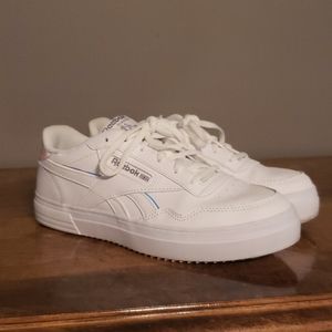 Reebok Club C 85 white/iridescent sneakers